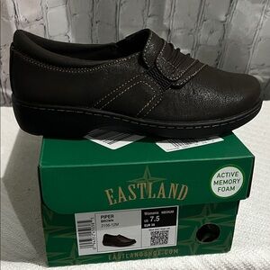 Eastland Brown Leather Loafers